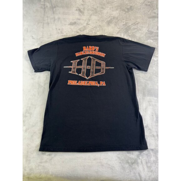 Harley Davidson Shirt Men's Medium black t-shirt Barb's Harley Davidson PA - Picture 8 of 12